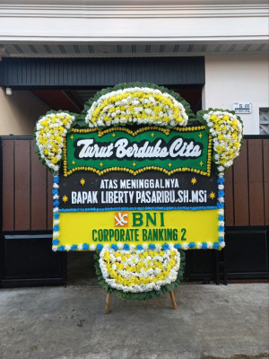 Papan Bunga Duka di Banjarasri