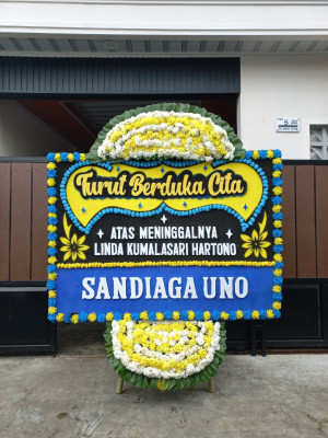 Papan Bunga Duka di Banjarasri