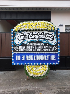 Papan Bunga Duka di Banjarasri